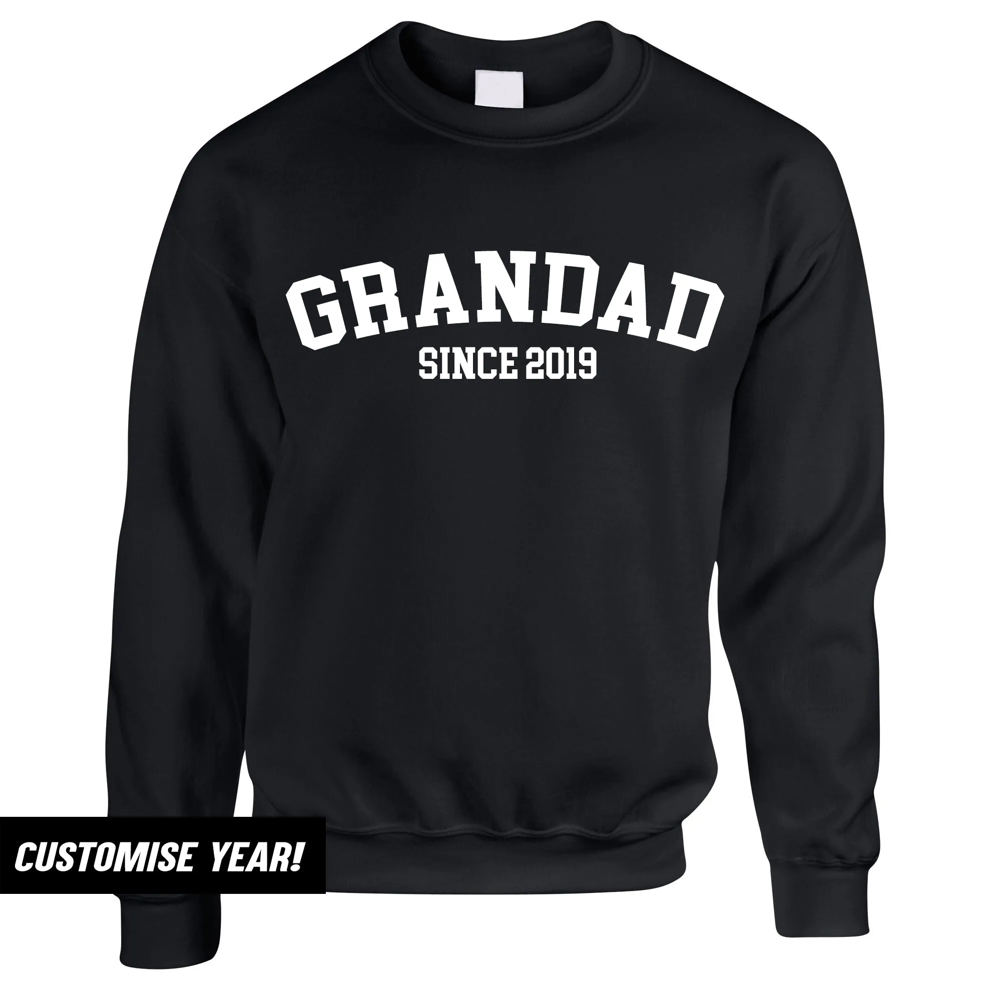 Grandad Since Sweatshirts (MRK X) Grandparent Clothing - senior fashion cheap