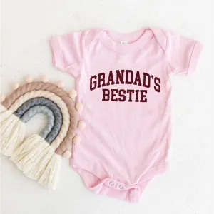 Grandad's Bestie College Baby Vest cheap baby clothes online