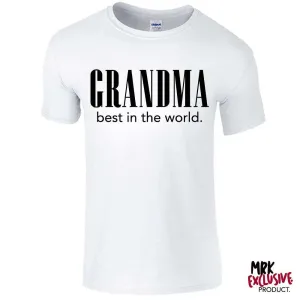 Grandma (Best In The World) White Tee (MRK X) grandma outfits sale