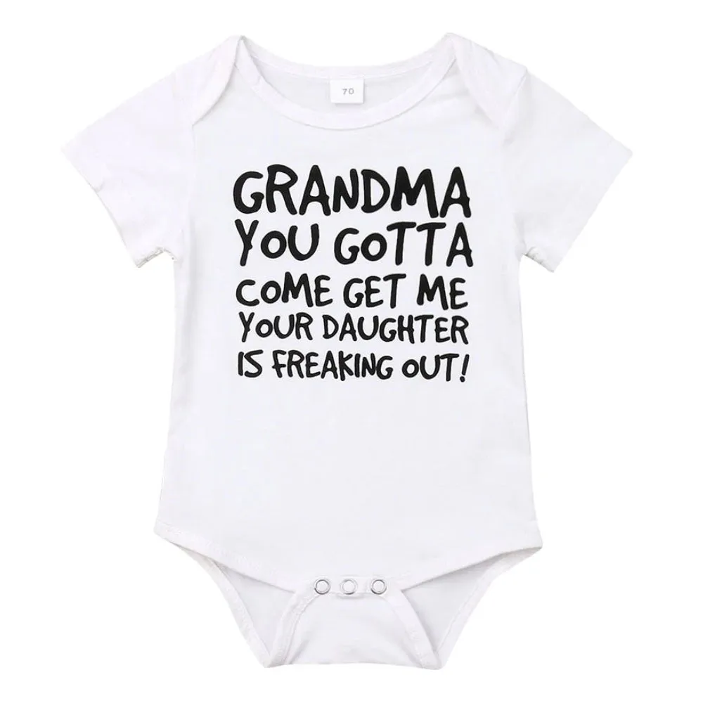 Grandma Come Get Me Bodysuit (MRK X) grandma outfits sale