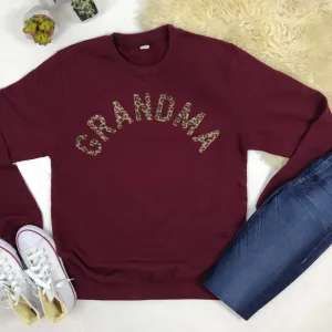 Grandma Leopard Sweatshirt 00 (MRK X) grandma outfits sale