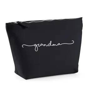 Grandma Retro Script Small Accessory Bag (MRK X) Grandparent Clothing - senior fashion cheap
