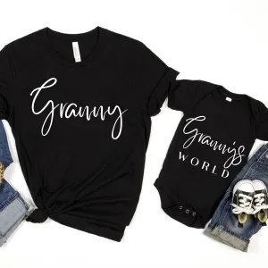 Granny & Granny's World Wave T-Shirt & Bodysuits grandma outfits sale