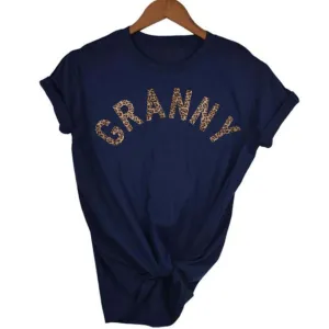 Granny Leopard T-Shirt (MRK X) grandma outfits sale