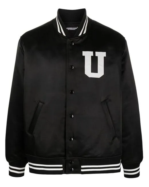 Graphic-Print Bomber Jacket winter jackets clearance