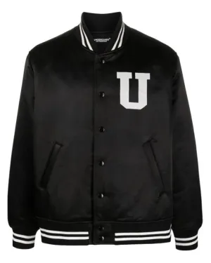Graphic-Print Bomber Jacket winter jackets clearance