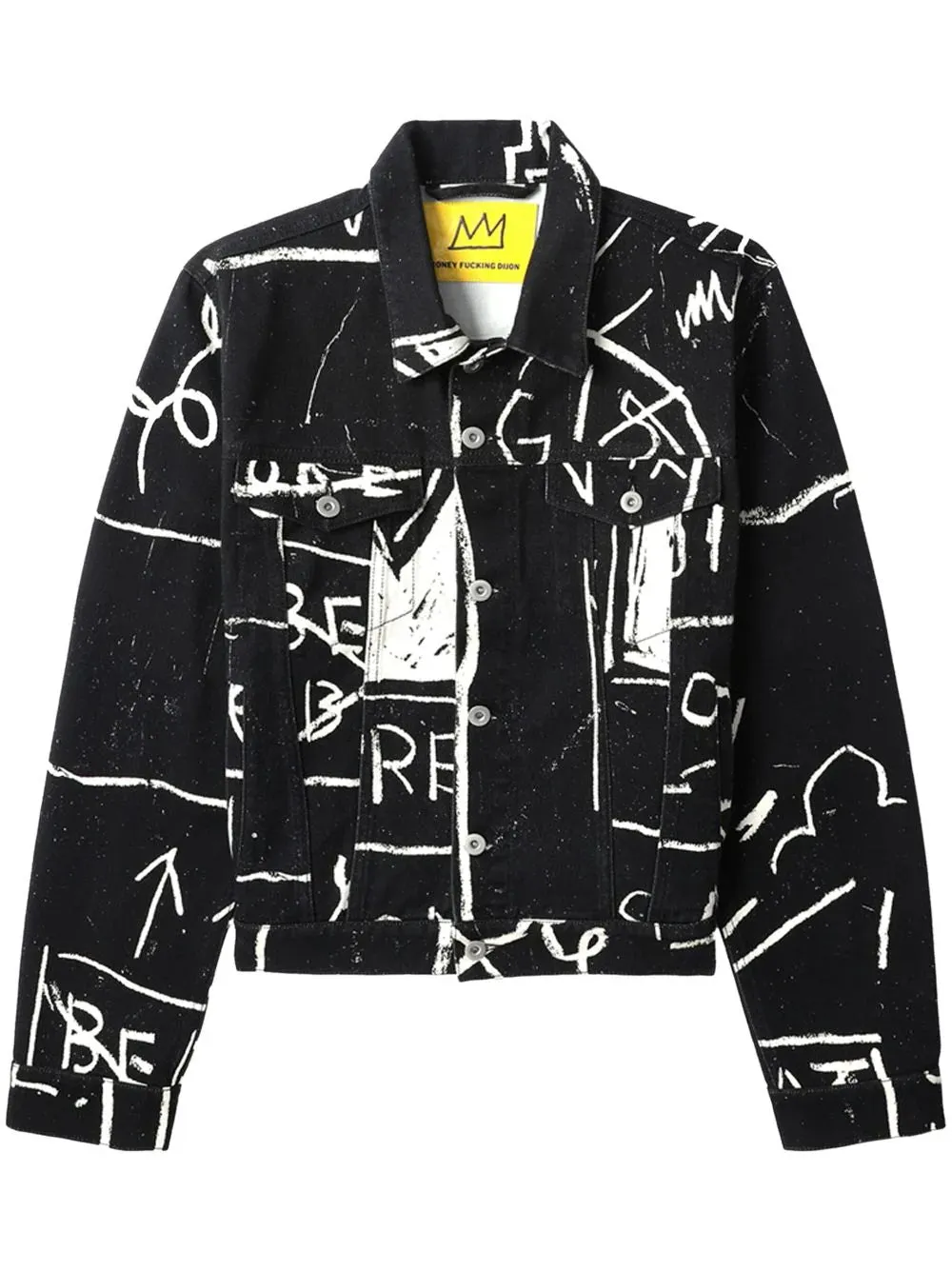 Graphic-Print Cotton Jacket winter jackets clearance