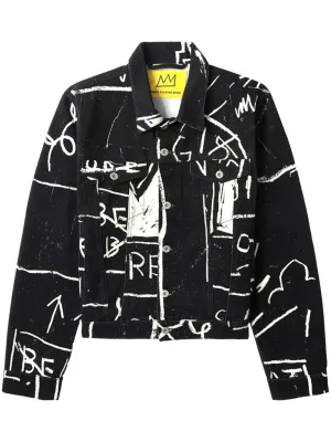 Graphic-Print Cotton Jacket winter jackets clearance