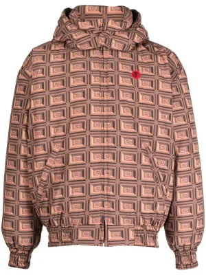 Graphic-Print Padded Jacket winter jackets clearance