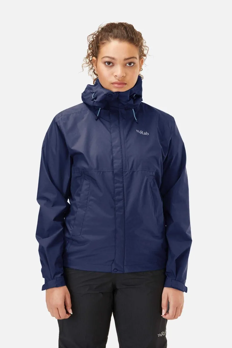 World-Wide Rab Downpour Eco Jacket Women's is the answer what you are looking for the best quality boots. Your best choice is at Items.