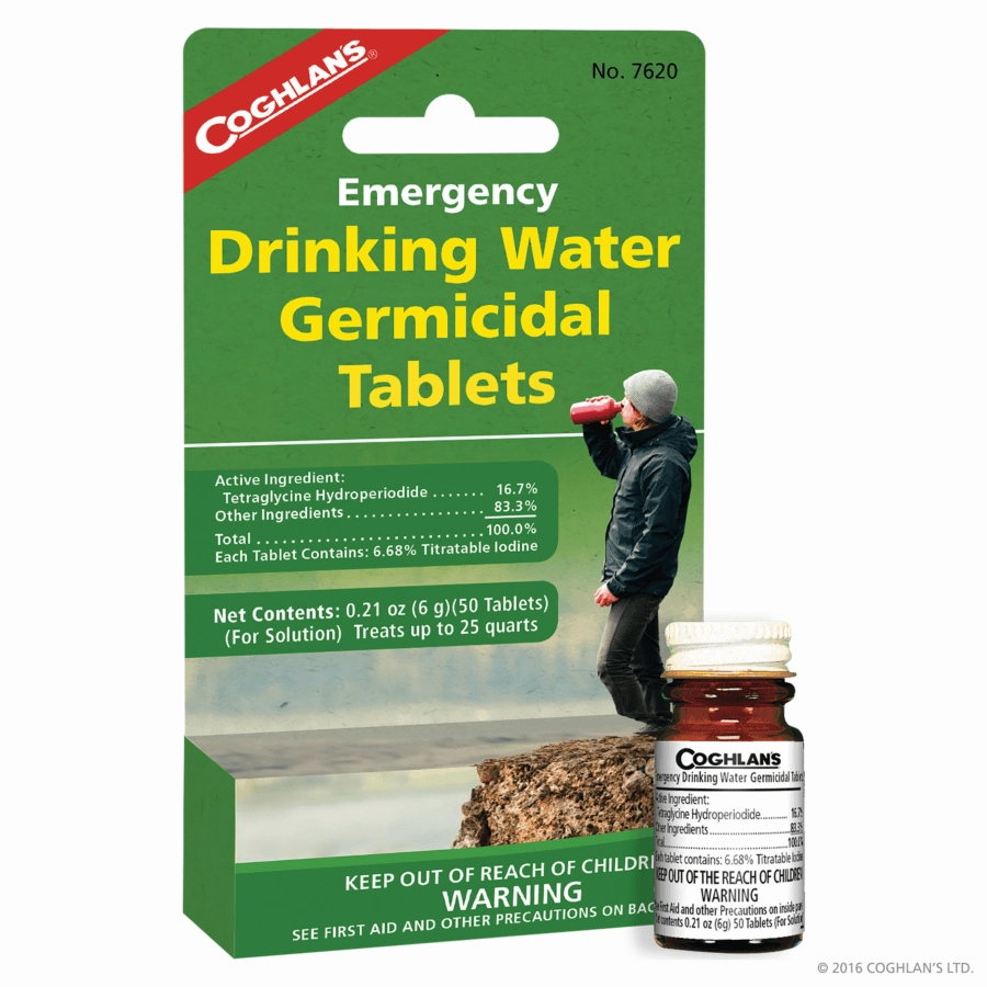 Buy Best Quality Great Discount For Coghlans Emergency Drinking Water Tablets Water Disinfectant |Official Website with wholesale price, bottom price, all these Items are available in many styles and colors.