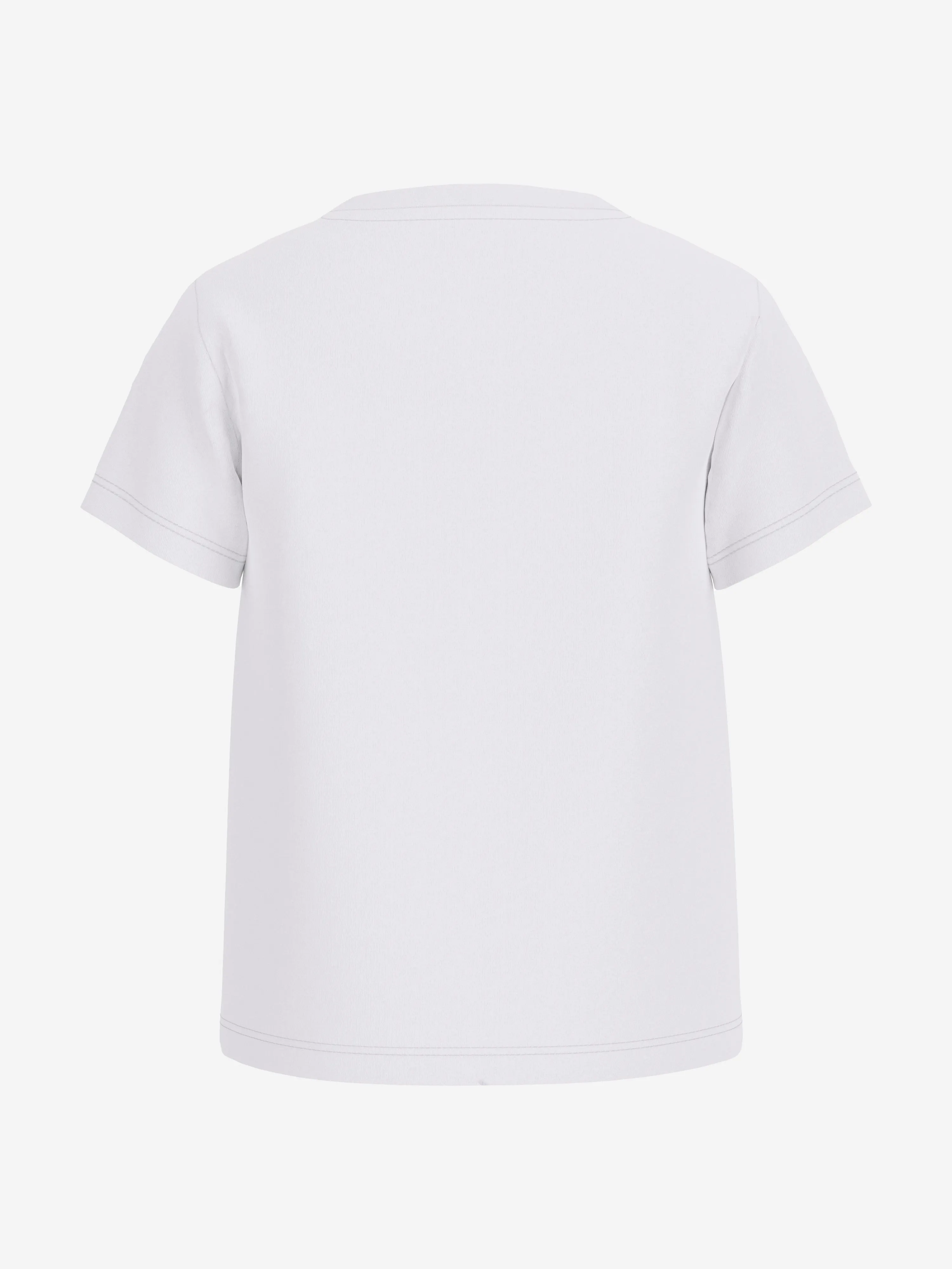 Guess Boys Logo Print T-Shirt in Weiß