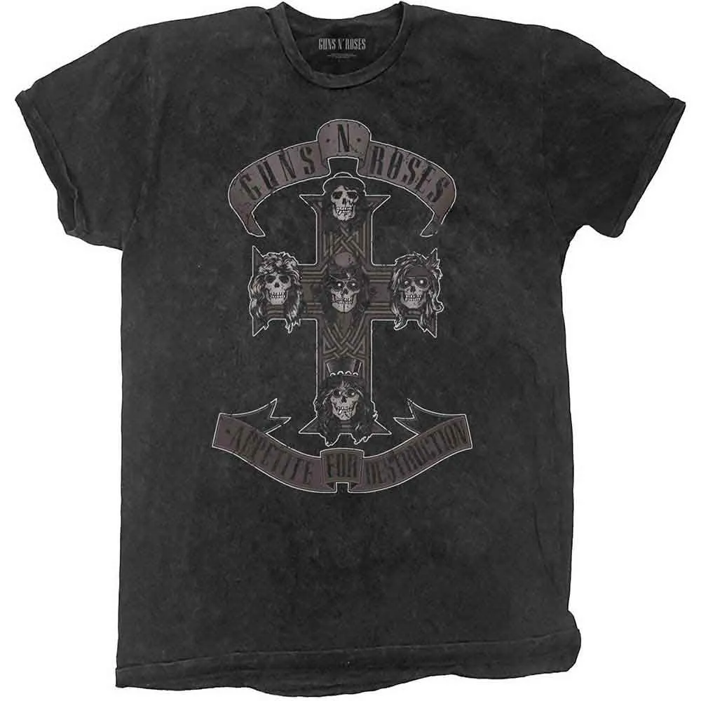 Guns N' Roses Kids T-Shirt: Monochrome Cross (Wash Collection) boys apparel promo code
