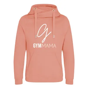 Gym Mama 365 Logo Cross Neck Hoodie mum clothes cheap