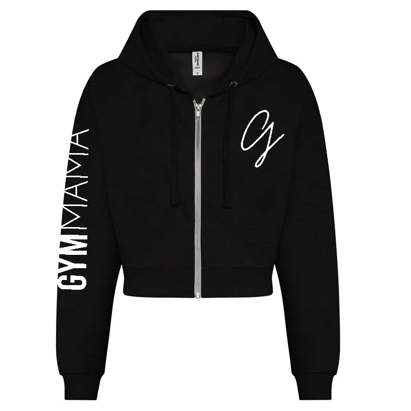 Gym Mama Adapt Zipped Crop Hoodie mum clothes cheap