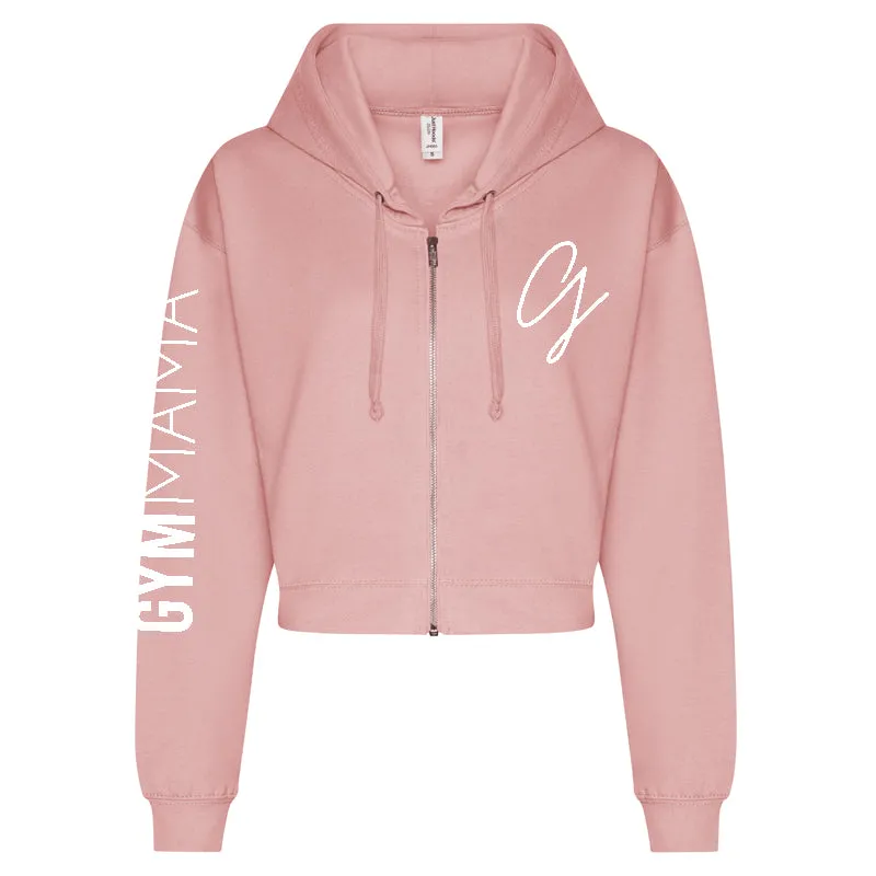 Gym Mama Adapt Zipped Crop Hoodie mum clothes cheap