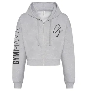 Gym Mama Adapt Zipped Crop Hoodie mum clothes cheap