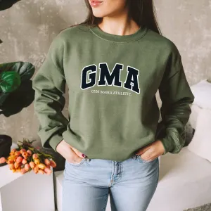 Gym Mama Athletic Varsity Sweatshirt mum clothes cheap