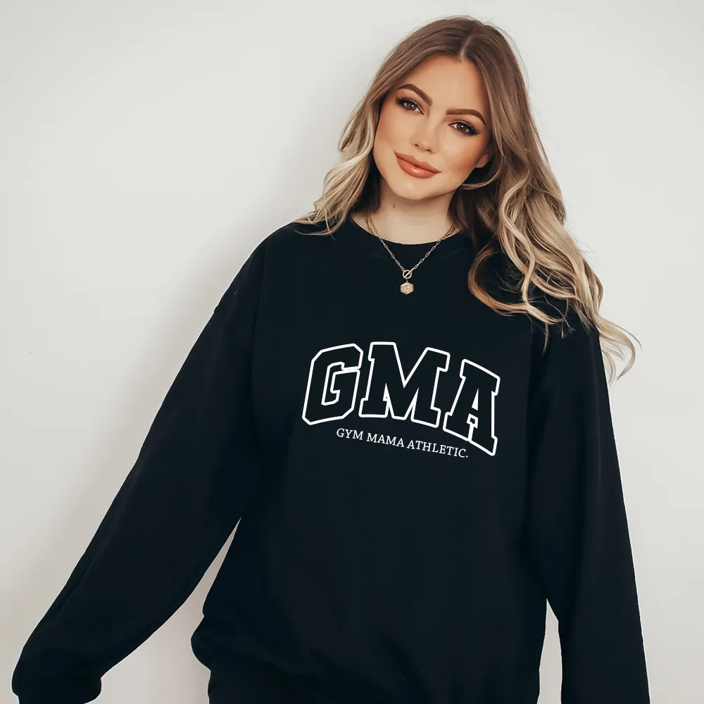 Gym Mama Athletic Varsity Sweatshirt mum clothes cheap