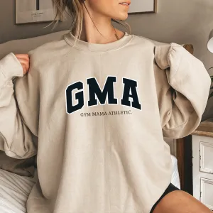 Gym Mama Athletic Varsity Sweatshirt mum clothes cheap