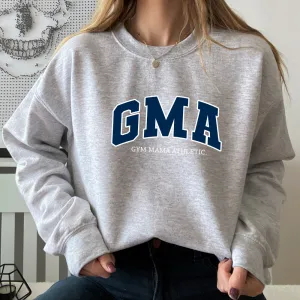 Gym Mama Athletic Varsity Sweatshirt mum clothes cheap