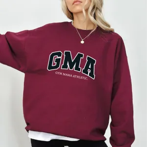 Gym Mama Athletic Varsity Sweatshirt mum clothes cheap