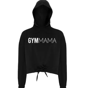 Gym Mama Big Logo Cropped Hoodie (MRK X) mum clothes cheap