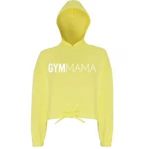 Gym Mama Big Logo Cropped Hoodie (MRK X) mum clothes cheap