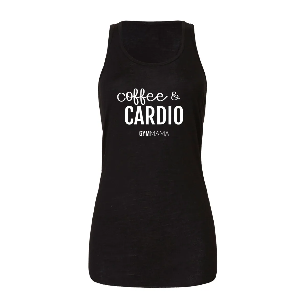 Gym Mama Coffee & Cardio Flowy Racer Vest mum clothes cheap