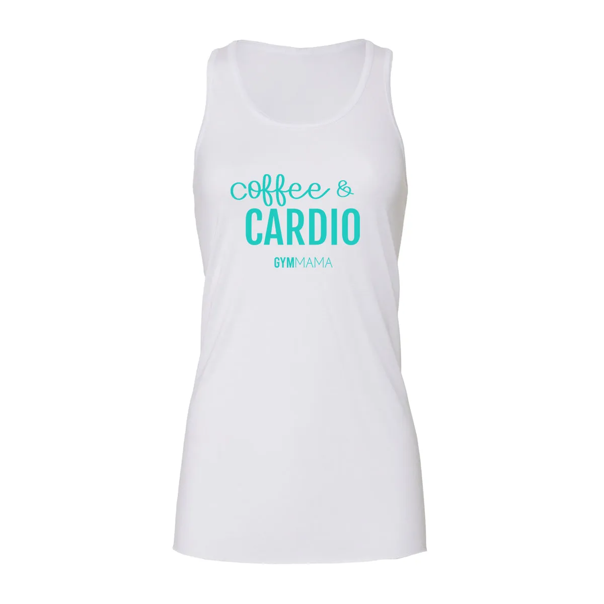Gym Mama Coffee & Cardio Flowy Racer Vest