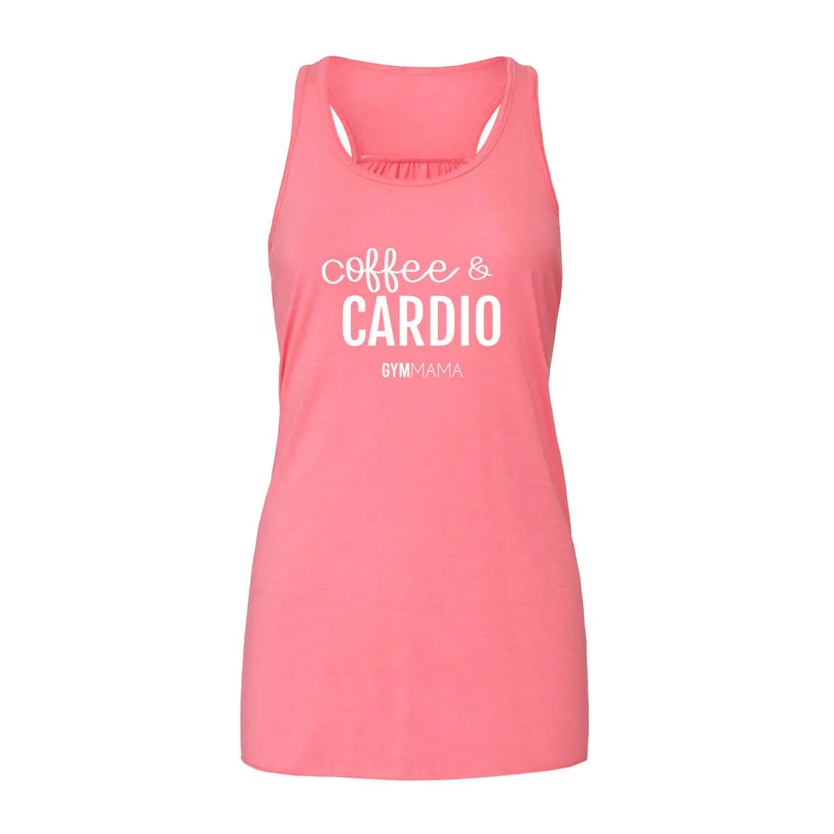 Gym Mama Coffee & Cardio Flowy Racer Vest