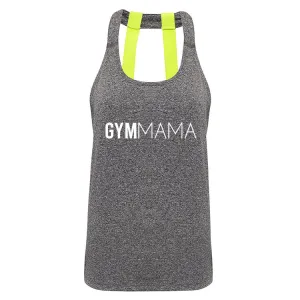 Gym Mama Double Strap Logo Performance Vest (MRK X) mum clothes cheap
