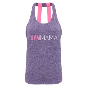 Gym Mama Double Strap Logo Performance Vest (MRK X) mum clothes cheap