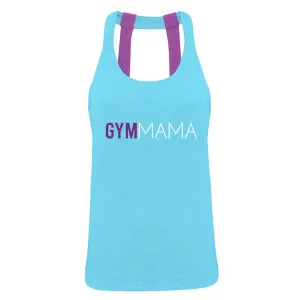 Gym Mama Double Strap Logo Performance Vest (MRK X) mum clothes cheap