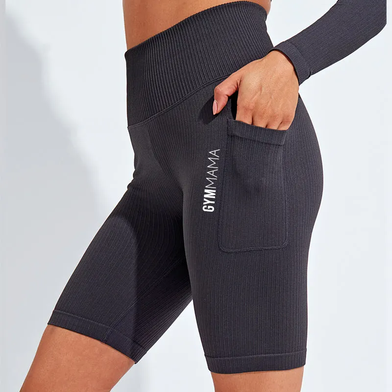 Gym Mama Energise Ribbed Training Shorts mum clothes cheap