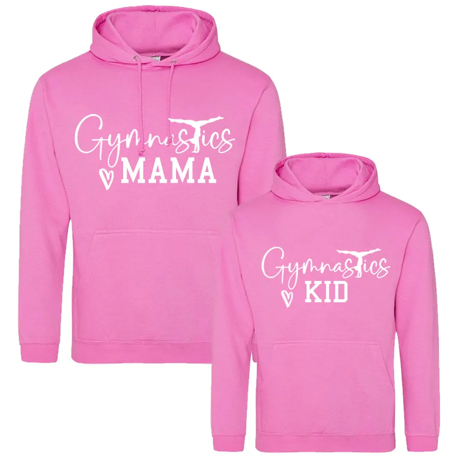 Gymnastics Mama & Kid Matching Candyfloss Hoodies nursing tops best deals