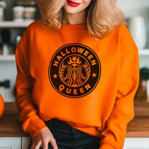 Halloween Queen Womens Sweatshirt mum jeans promo