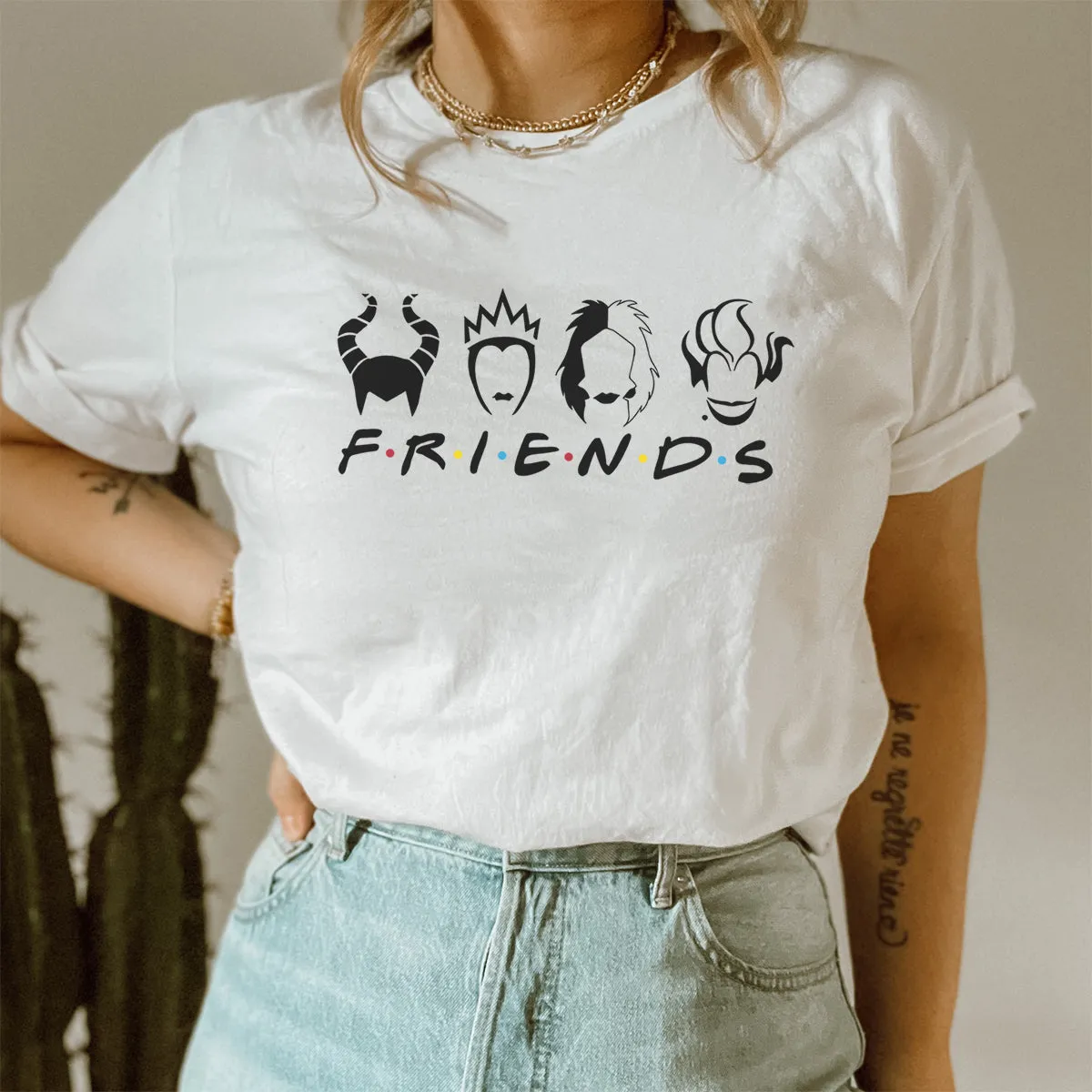 Halloween Villains Friends T-Shirt
