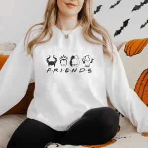 Halloween Villains Friends Women's Sweatshirt mum jeans promo