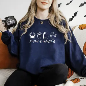 Halloween Villains Friends Women's Sweatshirt mum jeans promo