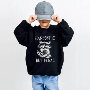 Handsome But Feral Kids Sweatshirt boys fashion clearance