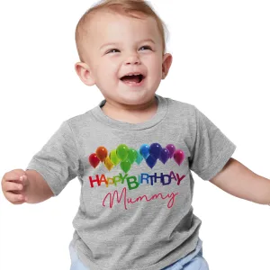 Happy Birthday Mummy T-Shirt (MRK X) boys clothes cheap sale