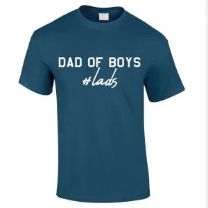 Hashtag Lads- Dad Of Boys T-Shirt daddy outfits clearance