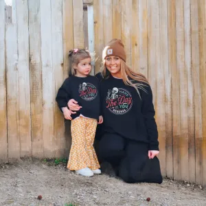 Have The Day You Deserve Mum & Kid Matching Sweatshirts breastfeeding tops cheap