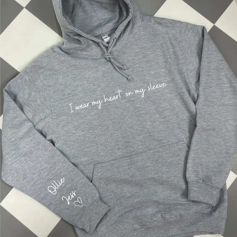 Heart On My Sleeve Personalised Shoreline Hoodie postpartum clothes sale