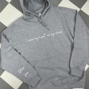 Heart On My Sleeve Personalised Shoreline Hoodie postpartum clothes sale