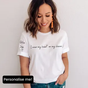 Heart On My Sleeve Personalised Shoreline T-Shirt maternity dresses promo