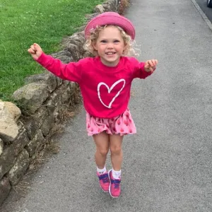 Heart Print Kids Sweatshirt (MRK X) girls pajamas promo