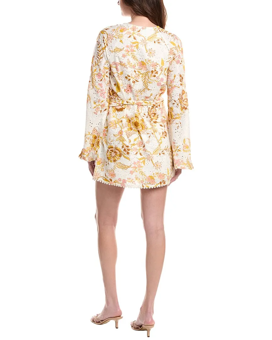 Hemant & Nandita Eyelet Shift Dress