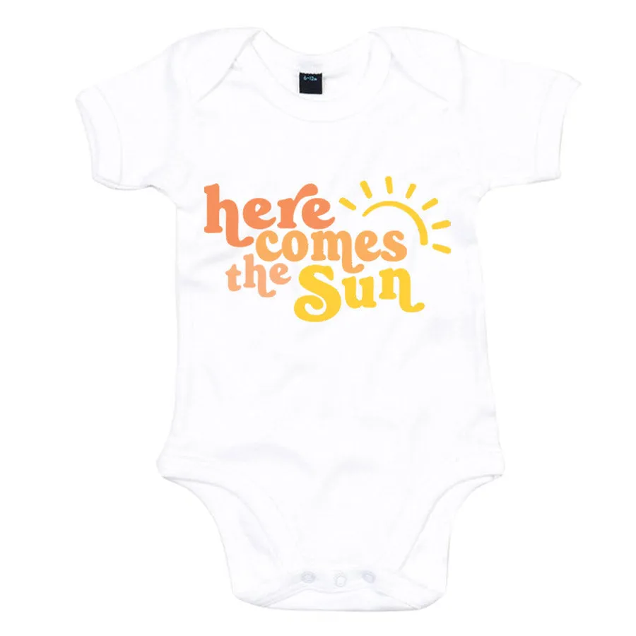 Here Comes The Sun Baby Organic Bodysuit
